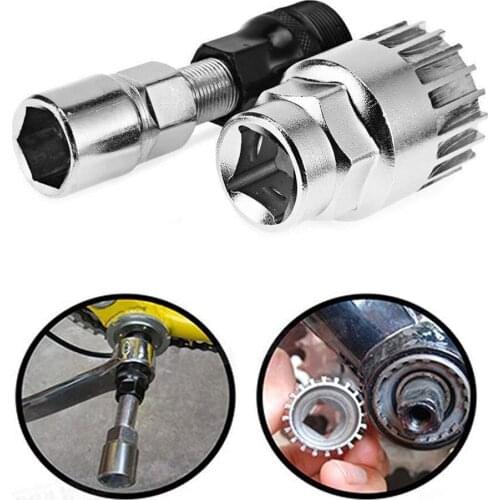 Bike Center Shaft Puller Repair Tool Durable Wrench Remover Bicycle Carbon Steel Crank Extractor Bottom Bracket Motorcycle Kit