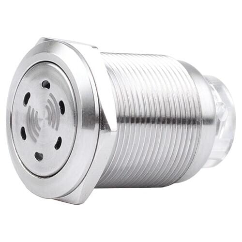Metal buzzer sound and light alarm 2mm intermittent flash LED stainless steel high decibel 12V24V220V