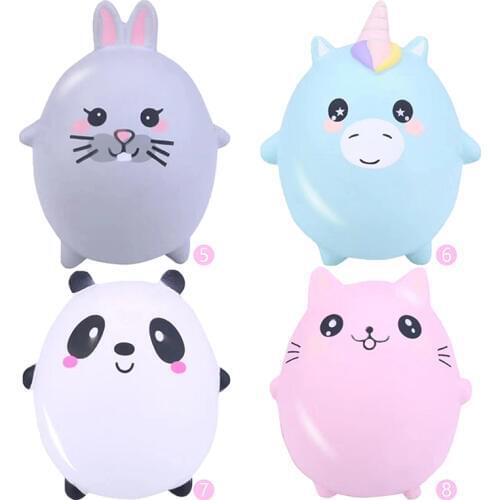 Cute jumbo Squishy Rabbit Panda Cow Cat Animal Squishies Slow Rising Antistress Toy Squeeze Squishy Stress Relief Toy For Kids