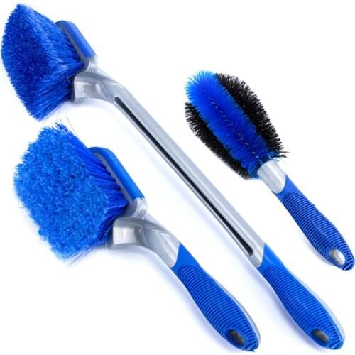 Multi-Functional Car Tyre Cleaning Brush Tire Wheel Rim Hub Brushes Auto Washer Vehicle Body Surface Wheel Scrub Cleaner Tool