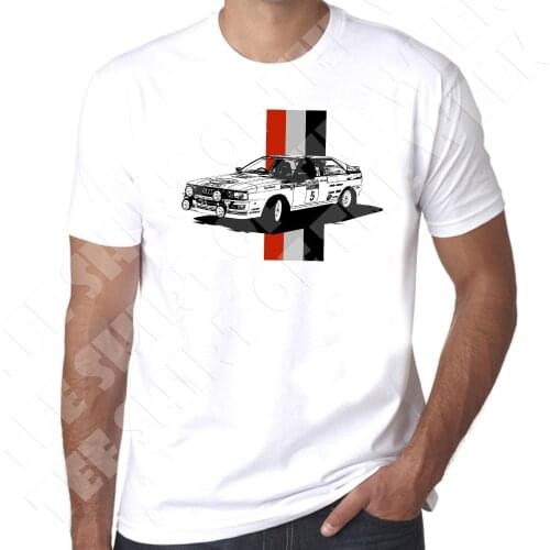Ur Quattro Group B Perspective Stripe Design Mens 100% Cotton T-Shirt T Shirt New 2019 Fashion 100% Cotton For Man Tee Shirts