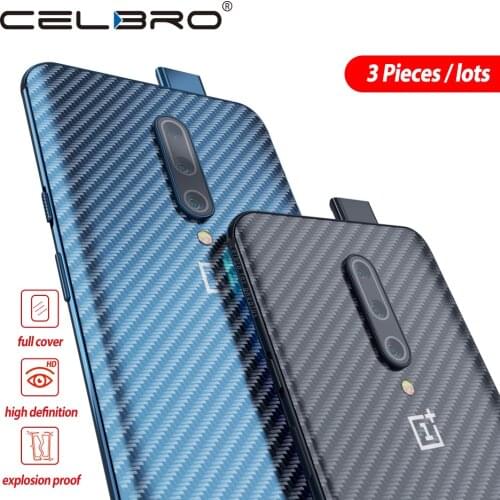 3Pcs/lot Back Film Sticker for Oneplus 7 7T Pro Matte Screen Protector Carbon Fiber Rear Guard for One plus 7TP 7P Protection