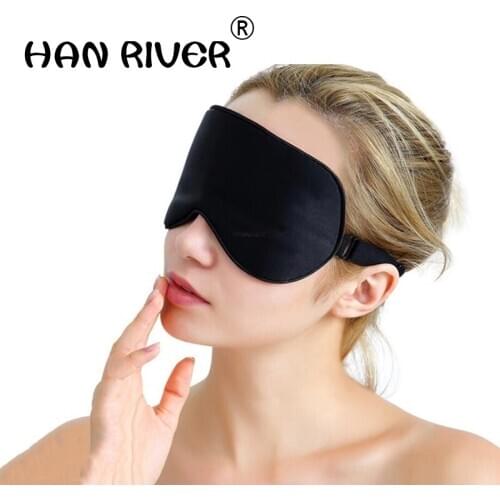 1 piece in silk eye mask to sleep Silk fabrics usb heat heating steam patch manual temperature free shipping