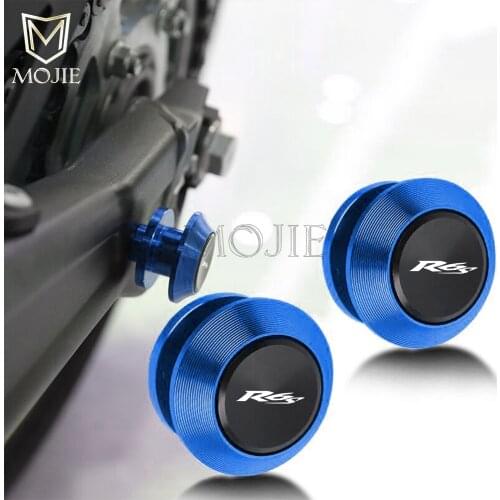 6MM Motorcycle Swingarm Sliders Spools Swingarm Stand Screws Protector For Yamaha R6S R6 S 2006 2007 2008 2009 2010 2011 2012