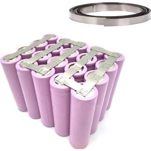 Great 8mm x 0.1/0.12/0.15 Nickel Plating Steel Strip Tape For Li 18650 Battery Spot Welding Compatible For Spot Welder Machine