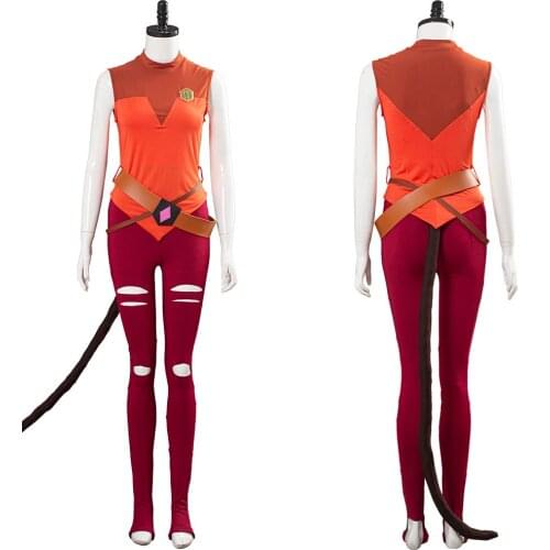 She-Ra - Princess of Power Catra Cosplay Costume Women Uniform Outfits Halloween Carnival Costumes