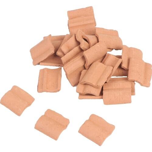 25pcs Silica Gel Mould For Roof Tile Turning Scenario Sand Table Diy Material House Roof Mold Building Scene Model Miniature