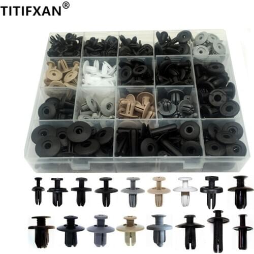 Auto Mudguard Bumper Push-in Rivet Clip With Box For Lada 1200-1500/2107/1200-1600,2114/112/111/110 Car Repair Fastener Clamp