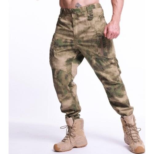 IX9 Military Urban Tactical Cargo Pants Men Spring Autumn SWAT Pockets Soldier Army Combat Camouflage Waterproof Trousers 5XL