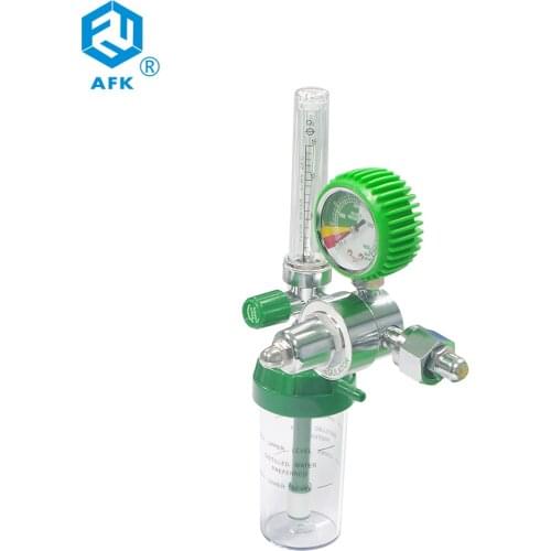 CGA540 Medical Oxygen Gas Pressure Regulator Diaphragm 5/8"BSP with humidifier bottle 4000psi