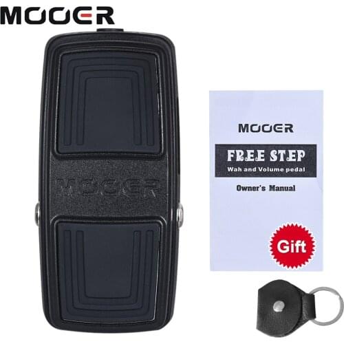MOOER FREE STEP Wah & Volume Guitar Effect Pedal Pressure Sensing Switch True Bypass Full Metal Shell