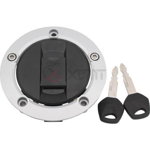 Motorcycle Fuel Gas Tank Cap Cover Locks + 2 Keys For Suzuki SFV650 Gladius 2009-2012 GSX1300 Hayabusa 2008- 2014