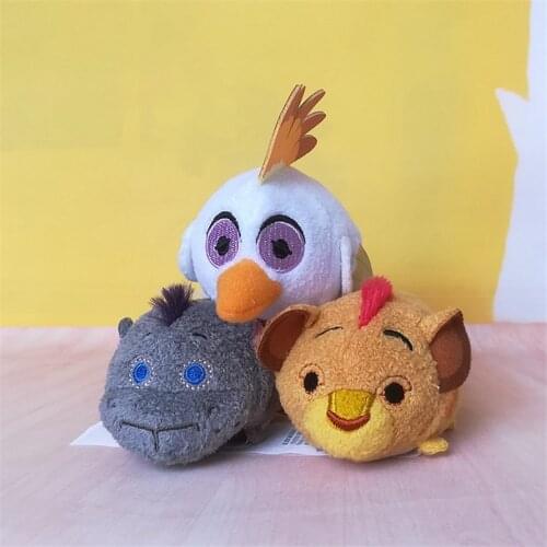 DISNEY TSUM TSUM The Lion Guard Stuffed Plush Toys Soft Kawaii Plush Beshte Fuli Ono Small Pendant Dolls Gifts for Kids