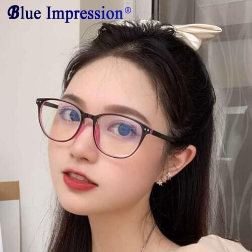 Blue Light Blocking Myopia Reading Glasses Titanium Frame flat lens computer goggles Men Women Myopia Magnet Glasses BL626008