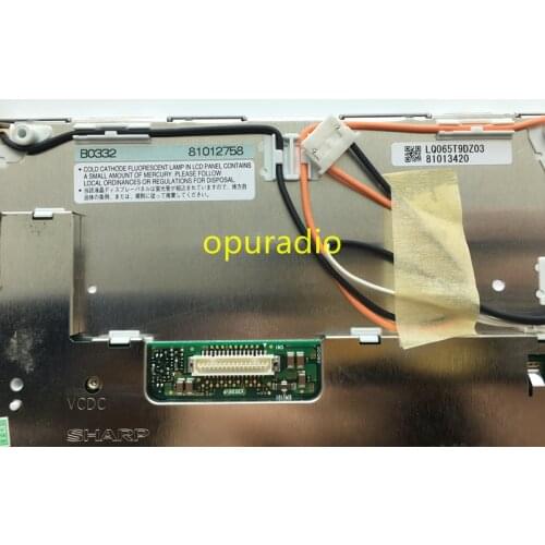 OEM original LQ0DAS1794 LQ065T9DZ03 LQ065T9DZ01 Car LCD Screen for BMW X5 750 GPS Navigation