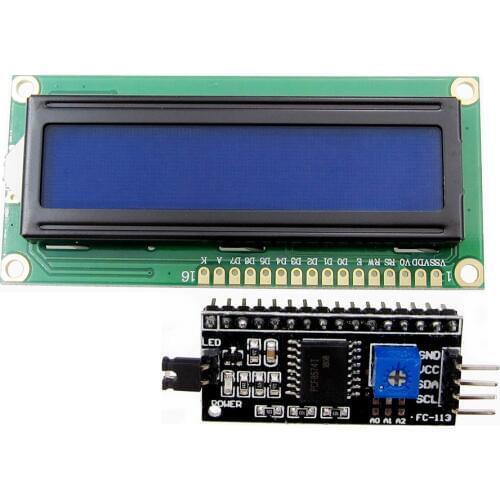 5set LCD1602+I2C LCD 1602 module Blue/Green screen PCF8574 IIC/I2C LCD1602 Adapter plate