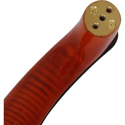 Collapsible Adjustable Tiger Shoulder Rest Violin Shoulder Pad for 4/4 3/4