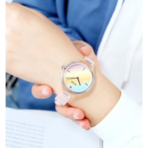 SKMEI New Fashion Women Dress Muti-color Sports Watches Waterproof Watch Quartz Clothes Accessories Clock Relogio Masculino