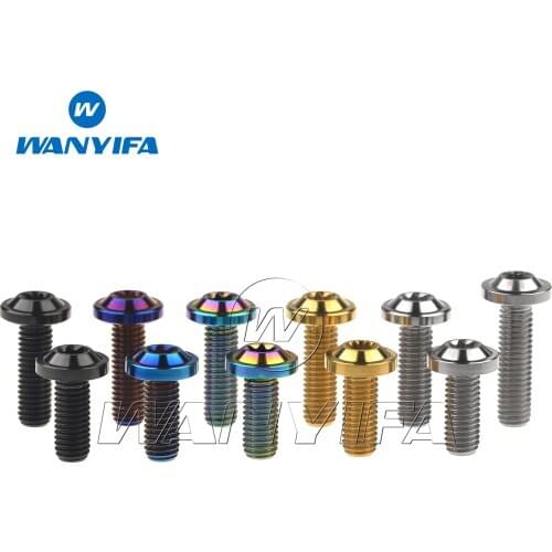 Wanyifa Titanium Bolt M8x10 15 20 25 30 60 70mm Torx Head T40 Screw for Motorcycle Disc Brake