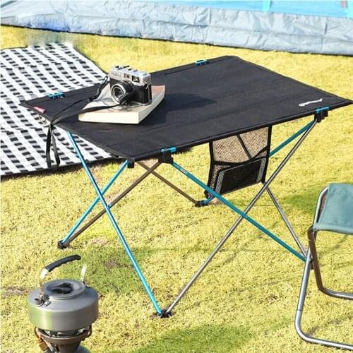 Outdoor Aluminum Alloy Multifunctional Folding Table Thickened Travel Leisure Barbecue Table Medium Camping Portable