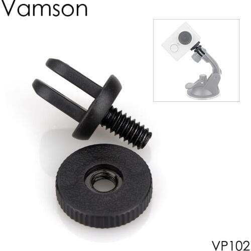 Vamson Universal Conversion Tripod Adapter Compatible 1/4 inch for GoPro 8 7 6 5 4 Black for yi 4K for osmo action VP102