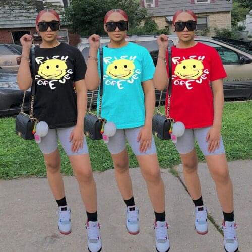 ZKYZWX Sexy Aesthetic Print Bodycon T Shirt Tops for Women Summer Fashion Elegant Short Sleeve O-neck Streetwear Club Clothing