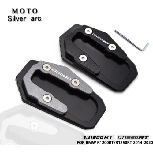 Motorcycle Accessories Side Stand Enlarge Extension Kickstand FOR BMW R1200RT R1250 RT 2014-2020 2019 2018 2017 Aluminum alloy