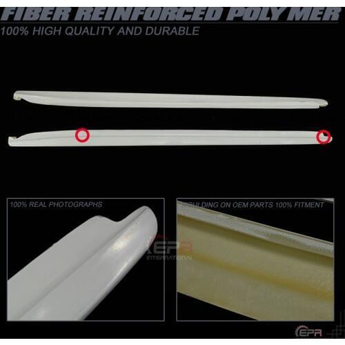 Car Accessories For BRZ FT86 GT86 FRS CS2-Style FRP Fiber Glass Side Skirt Fiberglass Door Step Cover Extension Tuning Body Kit