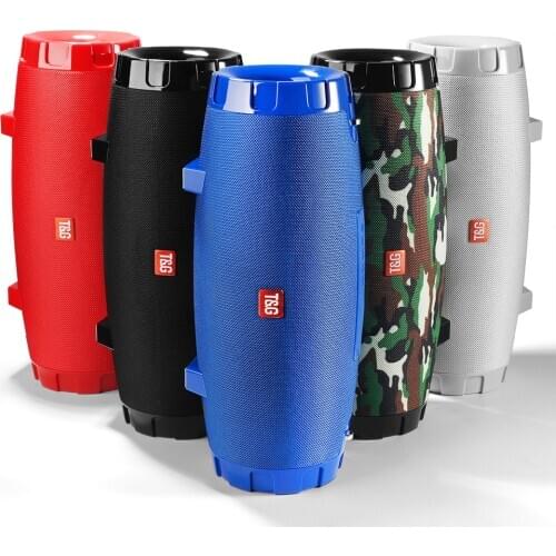 Portable Speakers High Power Bluetooth Speaker Big Column Wireless Loud Volume Bass Stereo Subwoofer TG526 Speaker PK TG118