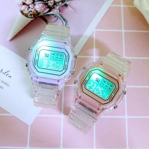 Top Brand Luxury Gold LED Watch Women Digital Wristwatch Electronic Sports Clock drop shipping Wrist Watch montre femme