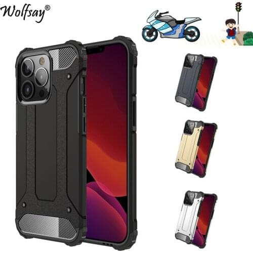 Case For iPhone 13 Pro Case Bumper Anti-knock TPU+PC Hybrid Armor Back Cover For iPhone 13 Pro Phone Case For iPhone 13 Pro Max