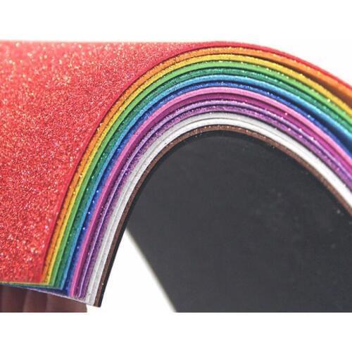 20*30cm Colored Handmade Flash Thick Sponge Paper EVA Foam Paper Diy Scrapbook Craft Manual Art Materials Supplies Rubber Paper