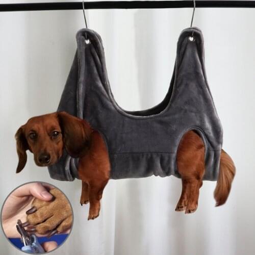 Dog Hammock Helper Pet Cat Grooming and Nail Clip Trimming Dog Cat Soft Cushion Restraint Bag Puppy Accessories Dog Bathing Bags