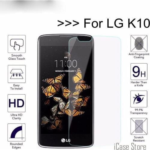 K10 5.3inch Cover 9H 0.26mm Tempered Glass Screen Protector Film Case For LG K10 LTE K420N K430 K430ds F670 Screen Case Film