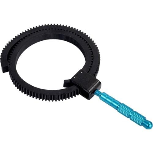 Quality Focus Ring,Zoom Ring Zoom Gear Focus with Aluminum Alloy Handle Compatible for Digital SLR Camera