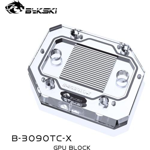 Bykski GPU Cooler RTX 3090 backplate GPU Backplane Water block for all 3090 series graphics card Mining water cooling B-3090TC-X