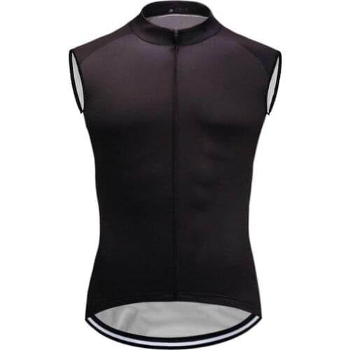 Mens Dry Breathable 3 Colors Cycling Jersey Vest Summer Racing Cycling Clothing Sleeveless MTB Bike Road Tops Shirt 2021