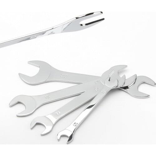 Thin Open End Wrench Set 3mm Ultra-thin Flat Wrench Tool Multi-Function Super-thin for Plumbing Tubing Gas Nozzle Fork Spanner