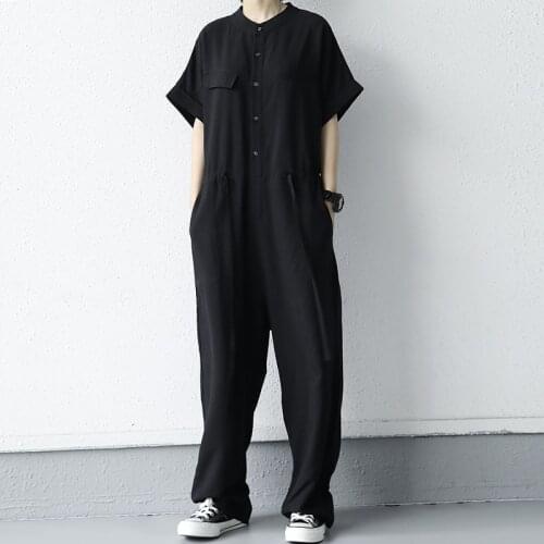 2021 new womens fashion trend Jumpsuit overalls loose waist Jumpsuit pants