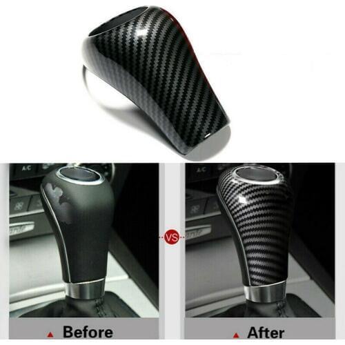 Carbon Fiber Gear Shift Knob Cover for Mercedes-Benz W204 W212 a C E G GLS Class