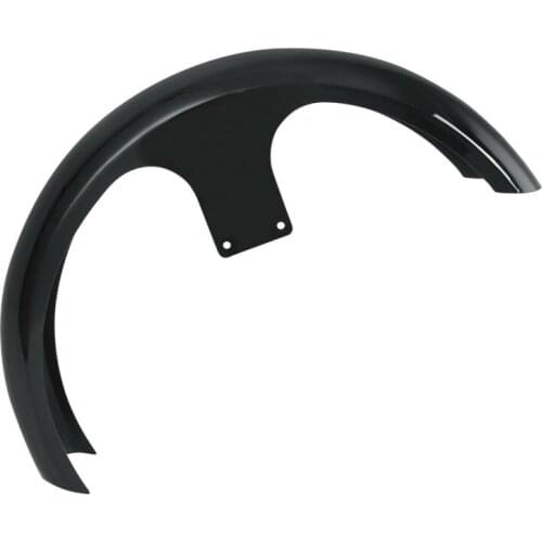 Motorcycle Vivid Black 26" Wrap Front Fender For Harley Custom Bagger Touring Models