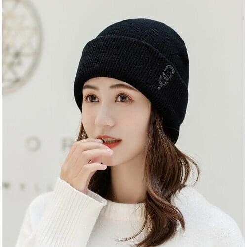 Keep warm in winter rWomen Ladies Men Knitted Winter Oversized Slouch Beanie Hat Cap Skateboard Hats