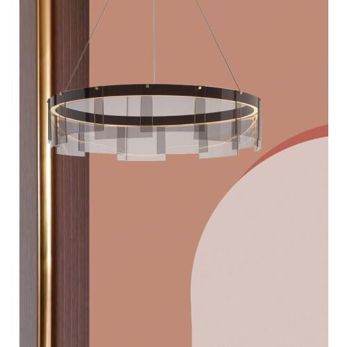 Modern minimalist living room art chandelier post modern minimalist personality Nordic creative restaurant designer model room