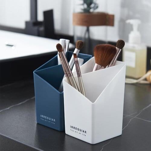 Multifunctional Pen Holder Office Desktop Stand Pencil Holder Stationery Organizer Makeup Brush Storage Box Desktop Storage Box