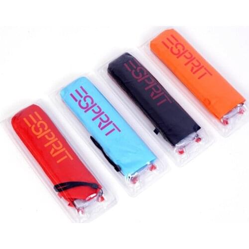 4 Colors Pencil Umbrella Small Pocket Folding Ultra-thin Light Mini Umbrella Rain Women Umbrella for Men Sun Rain Gear Parasol