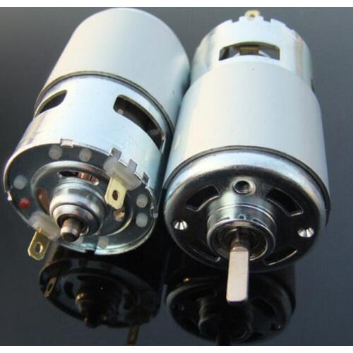 1pc D flat edge axis 775 motor miniature dc big torque motor with bearing power tools