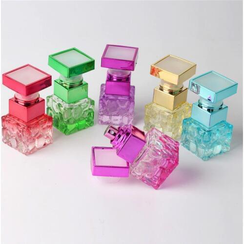 10ML Water Cube Spraying Glass Perfume Bottle Spray Packing Cosmetic Spray Nozzle F20171933