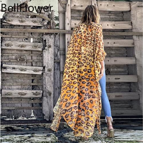 2021 Boho Sexy Striped Chiffon Bathing Suit Cover Ups Plus Size New Beach Wear Kimono Dress for Women Summer Swimsuit Cover Up