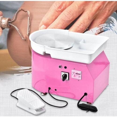 25CM 350W Electric Pottery Wheel Machine Ceramic Clay Art Craft ceramic Rotary Table Lathe Sculptural Plasticine Turntable Tools