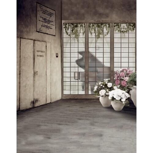 5x7ft Vintage Room Flowers Photography Backdrops Photo Props Studio Background
